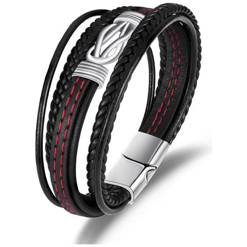 Bracciale In Pelle Intrecciata - Foto 1