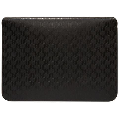 Custodia Magnetica Per Computer 13 / 14 Pollici Testurizzata Saffiano Modello Kl, Nero - Foto 3