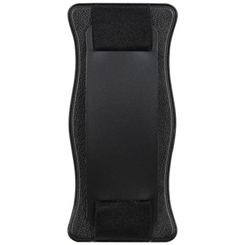 Porta Carte Di Credito Per Telefono Con Cinturino In Pelle Ondulato Black - Foto 1