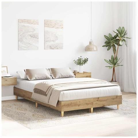 Giroletto Senza Materasso Rovere Artigianale 120x190 Cm - Foto 3