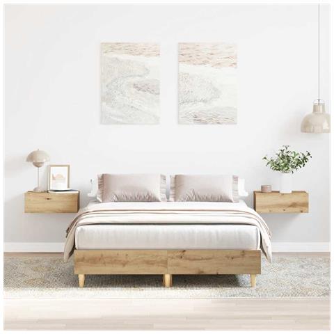Giroletto Senza Materasso Rovere Artigianale 120x190 Cm - Foto 1