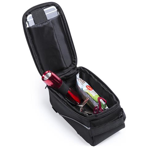 Borsa Per Bicicletta Rigon Con Frontale Trasparente Touch, Per Smartphone Fino A 6,3 Pollici. Uscita Per Cuffie E Chiusura A Zip. Montaggio Su Barra O Manubrio. - Foto 2