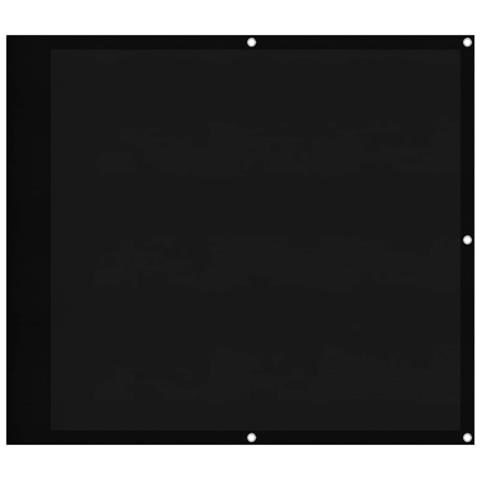 Paravento Da Balcone Nero 90x1000 Cm 100% Poliestere Oxford - Foto 2