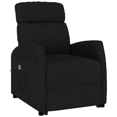 Poltrona Alzapersona Nera In Tessuto - Foto 2