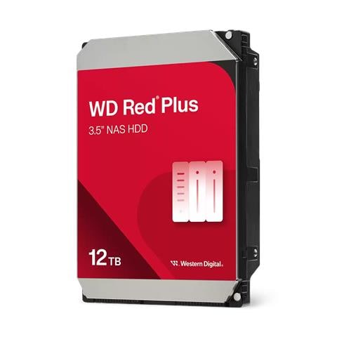 Hard Disk 12 TB Red Plus WD120EFGX 3.5" 7200 Giri /min SATA III 512 MB - Foto 1