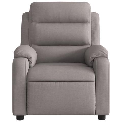 Poltrona Elettrica Reclinabile Tortora in Tessuto - Foto 9