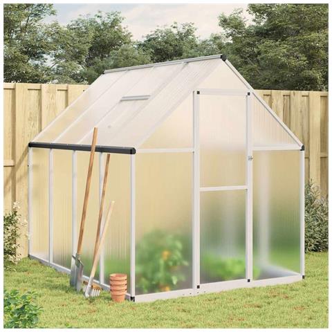 Telaio Serra con Base Argento 224x169x195 cm in Alluminio - Foto 2