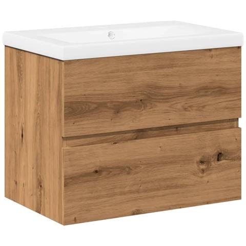 Mobile con Lavabo Integrato Rovere Artigianale - Foto 1