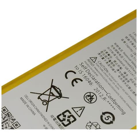 Batteria Per Smartphone Motorola Moto G4 Plus Li-polimero 3.8v 3000mah 11,4 Wh - Foto 2