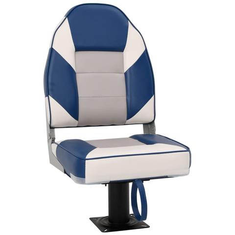 Set Sedile da Barca Pieghevole 2pz con Schienale Alto - Foto 1