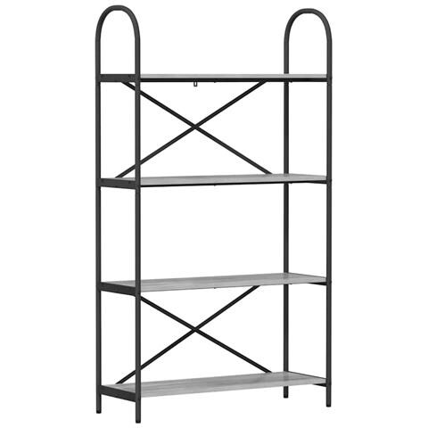 Libreria Grigio sonoma 80 x 30 x 146 cm Legno multistrato - Foto 1