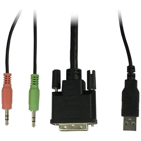AS-9104DA switch per keyboard-video-mouse (kvm) Montaggio rack Nero - Foto 5