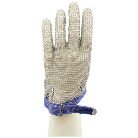 Guanto Resistente Al Taglio Con Cinturino In Nylon - Acciaio Inossidabile 316l Per Alimenti E Lavorazione Metalli - Foto 1