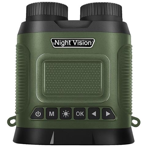 Binocolo Portatile A rarossi Hd Per Visione Notturna Con Zoom Digitale 8x Per Attività All'aperto Green - Foto 2