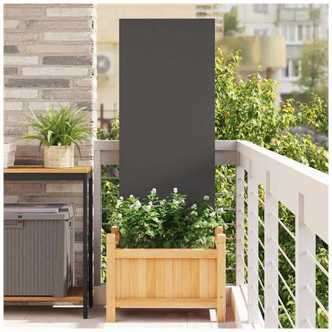 Schermo per privacy in giardino Traforo Nero 50 x 140 cm - Foto 2