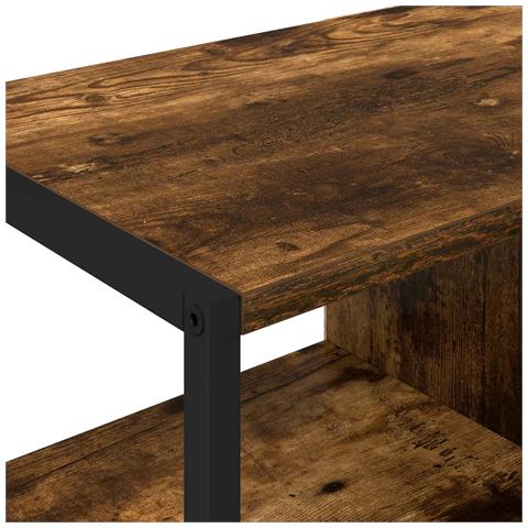 Mobile laterale Quercia Fumosa 96.5 x 30 x 75 cm - Foto 9