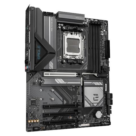B650E EAGLE WIFI6E Scheda Madre - CPU AMD Ryzen 9000 Series, VRM a 8+2+2 fasi, fino a 8200MHz DDR5 (O.C), 1xPCIe 5.0 + 2xPCIe 4.0 M. 2, LAN 2.5GbE, WIFI 6E, USB 3.2 Gen 2 - Foto 4