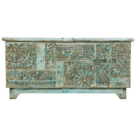 Tavolino In Legno Verde 100x100x47h Cm - Foto 2