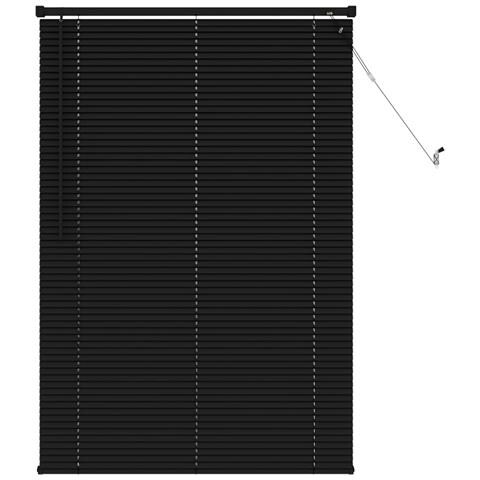 Tenda Veneziana Regolabile Nero 150 x 80 cm PVC - Foto 1
