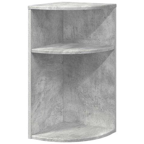 Tavolino Grigio cemento 29,6 x 29,6 x 60 cm Legno multistrato - Foto 1