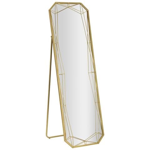 Specchio Da Terra Vkh1052-oro-vetro-46x2x153 Cm - Foto 1