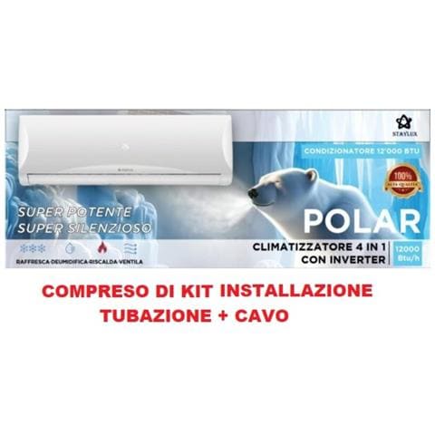 Climatizzatore Fisso Monosplit Inverter Classe A++ /A+++ 12000 Btu Polar - Foto 5