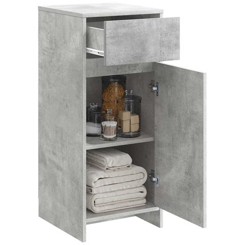 Mobile da Bagno Grigio Cemento 35 x 36,5 x 85 cm - Foto 8