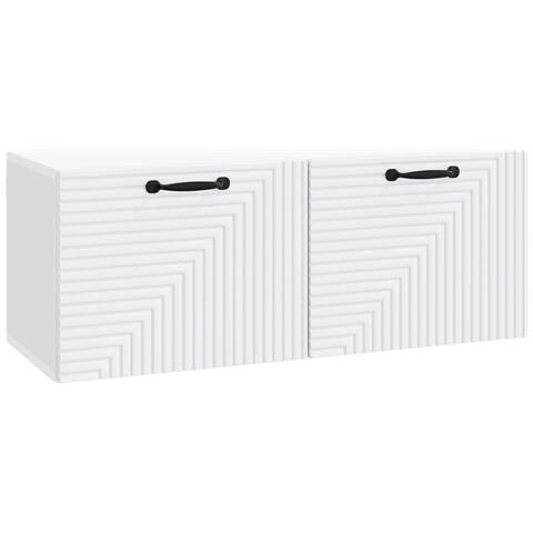 Mobile Porta TV da Muro Bianco 78,5 x 31 x 30 cm - Foto 1