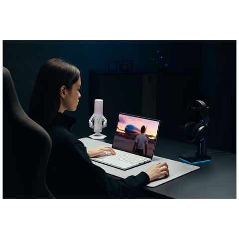 ROG Zephyrus G14 GU405AR-SY044W Intel Core Ultra 9 386H Computer portatile 35,6 cm (14") 3K 64 GB LPDDR5x-SDRAM 2 TB SSD NVIDIA GeForce RTX 5070 Ti Wi-Fi 7 (802.11be) Windows 11 Home Tedesco Bianco - Foto 2