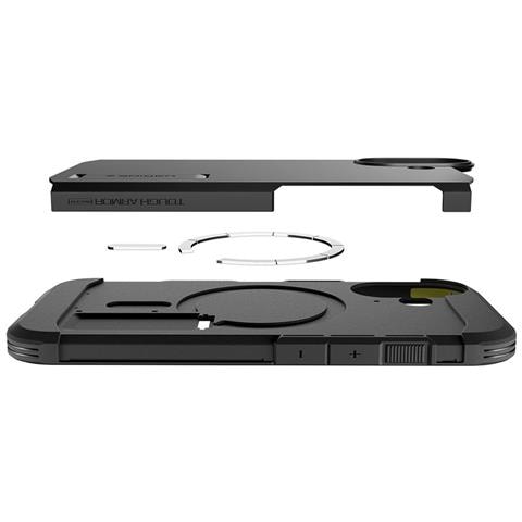 Custodia Per Iphone 17 Nera Magsafe Spigen Tough Armor - Foto 1