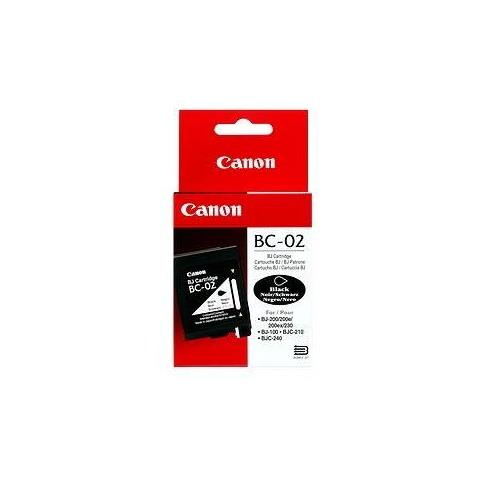 CANON - BC-02 Cartuccia Ink Originale Nera per Canon BJC 250 X ...