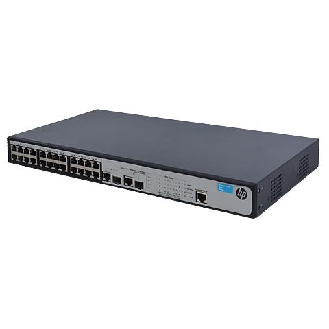 E 1910-24-PoE+ Switch - Switch - L3 - gestito - 24 x 10/100 (PoE+) +  - Foto 1