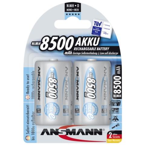 Confezione 2 Batterie Ricaricabili Nimh Torcia 8500 Mah - Foto 3