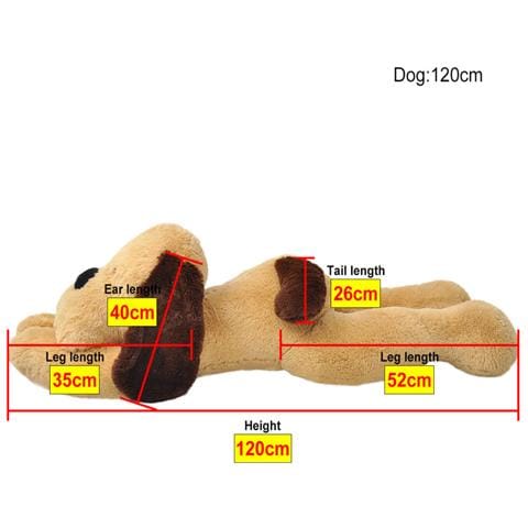 Cane Pelouche Marrone 120 cm - Foto 4