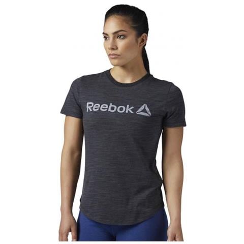 El Logo Marble Tee Black T-shirt Allenamento Donna Taglia S - Foto 1