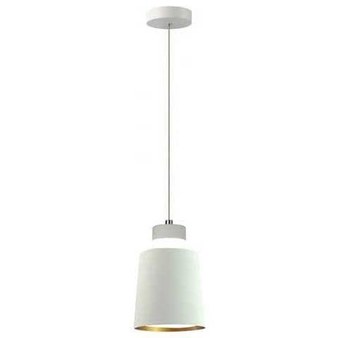 Lampadario Moderno Pendente 1mt Diffusore Acrilico E Piastra Led Smd 7w 3000k 120° 400lm White Metal Ø120mm Vt-7333 - Sku 3935 - Foto 1