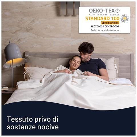 Scaldasonno Singolo Tessuto Trapuntato Lavabile 150x80 Madeinitaly - Foto 3