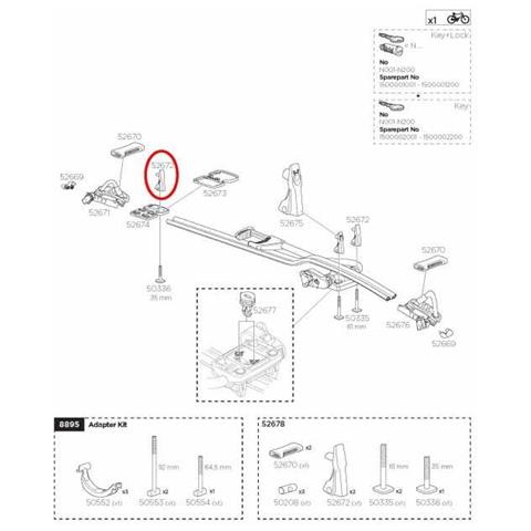 Ricambi Lever 52672 Proride 598 Trasporto One Size - Foto 1