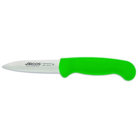 Serie 2900 - Spelucchino - Lama Acciaio Inossidabile Nitrum 80 Mm - Manico Polipropilene Colore Verde - Foto 1