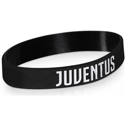 Juventus Tris Braccialetti Calcio Bianco Nero In Silicone Con Nuovo Logo - Prodotto Ufficiale F. c. Juventus - Foto 2