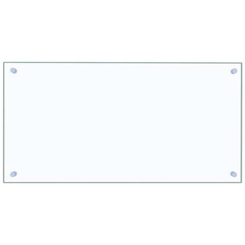 Paraschizzi Per Cucina Trasparente 80x40 Cm In Vetro Temperato - Foto 1