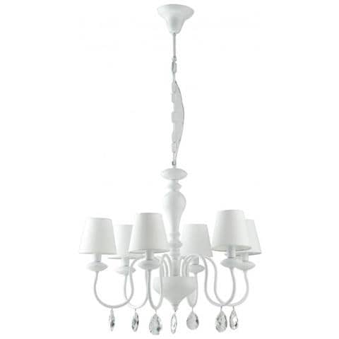 Lampadario Arthur Bianco 6xe14 72x58cm - Foto 1