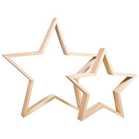 62829000 Set Cornice Legno Stella, Fscmixcredit - Foto 1