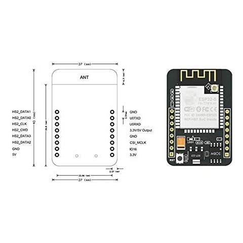 Camera Module Esp32-cam Bluetooth Module Wifi Board Development Esp32 Ov2640 (camera Included) - Foto 2