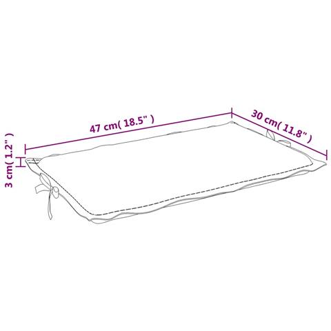 Cuscino Per Lettino Prendisole Nero 186x58x4 Cm - Foto 2