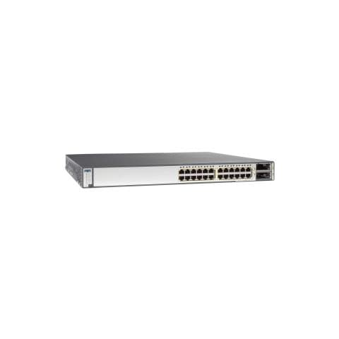 Ethernet Switch Cisco Catalyst 3750E-24TD 24 Porte Gestibile - 24 x RJ-45 - Porta Stack - 2 x Slot espansione - 10/100/1000Base-T - Foto 1