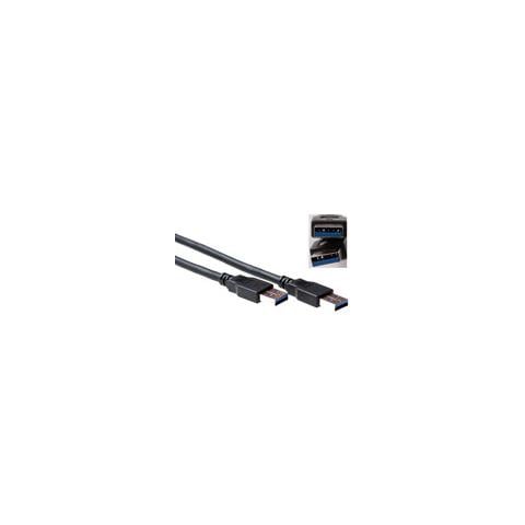 USB 3.0 connectioncable USB A male - USB A maleUSB 3.0 connectioncable USB A male - USB A male - Foto 1
