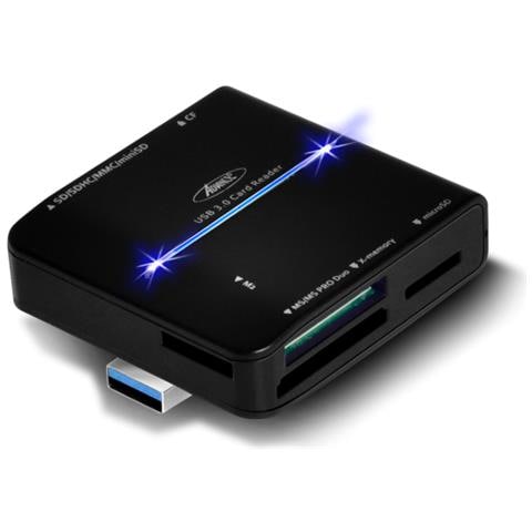 CR-008U3 USB 3.0 Nero lettore di schede - Foto 1