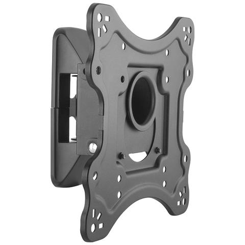 Supporto Da Parete Inclinabile E Orientabile Per Monitor Con Portata 35kg E Vesa Fino A 200x200mm, Nero - Foto 1