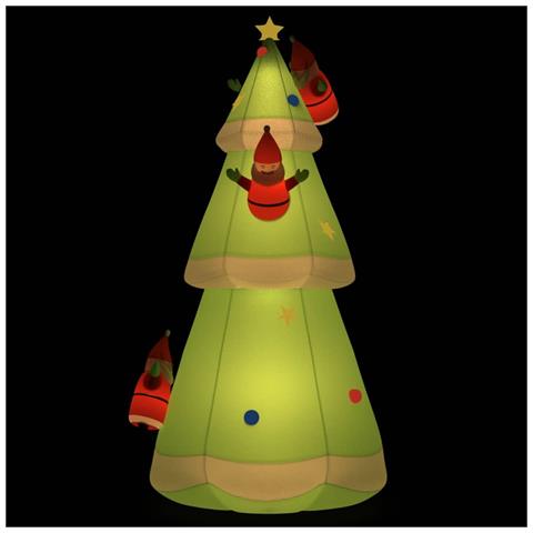 Albero di Natale Gonfiabile con LED 500 cm - Foto 1
